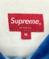 中古・古着 SUPREME (シュプリーム) stripe velour polo  ポロシャツ 21ss ブルー×ホワイト サイズ:M：9000円