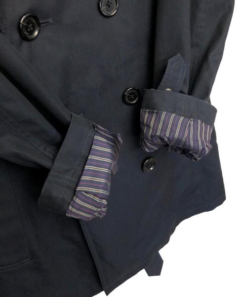BURBERRY BLACK LABEL（バーバリーブラックレーベル）BURBERRY BLACK LABEL (バーバリーブラックレーベル) トレンチコート ネイビー サイズ:Mの古着・服飾アイテム