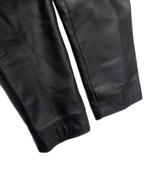 Schott（ショット）Schott (ショット) レザーパンツ ブラック サイズ:28の古着・服飾アイテム