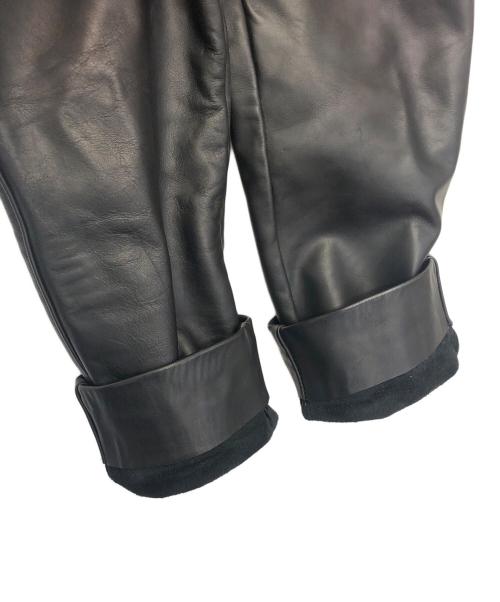 Schott（ショット）Schott (ショット) レザーパンツ ブラック サイズ:28の古着・服飾アイテム