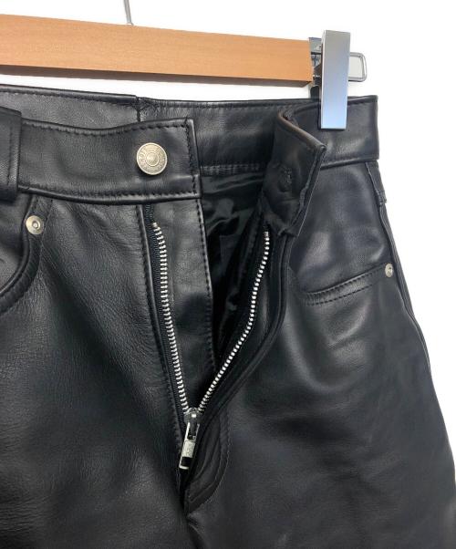Schott（ショット）Schott (ショット) レザーパンツ ブラック サイズ:28の古着・服飾アイテム