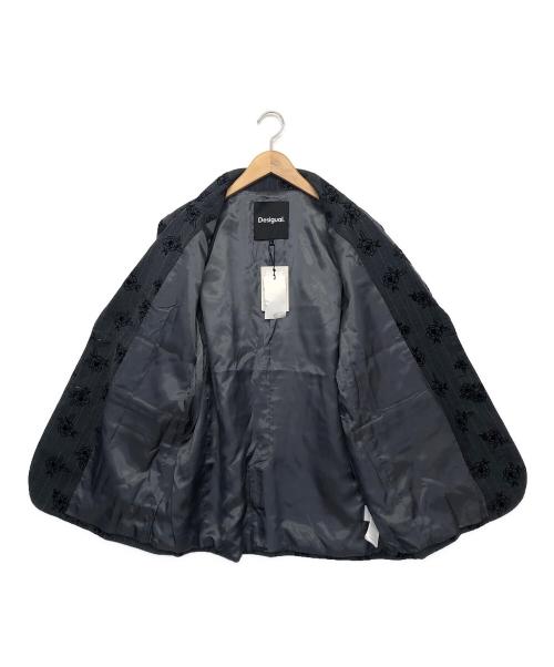 Desigual（デシグアル）Desigual (デシグアル) テーラードジャケット グレー サイズ:L　 未使用品の古着・服飾アイテム