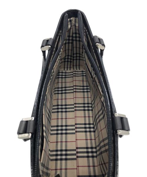 BURBERRY（バーバリー）BURBERRY (バーバリー) ハンドバッグ ブラックの古着・服飾アイテム
