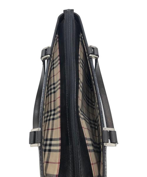 BURBERRY（バーバリー）BURBERRY (バーバリー) ハンドバッグ ブラックの古着・服飾アイテム