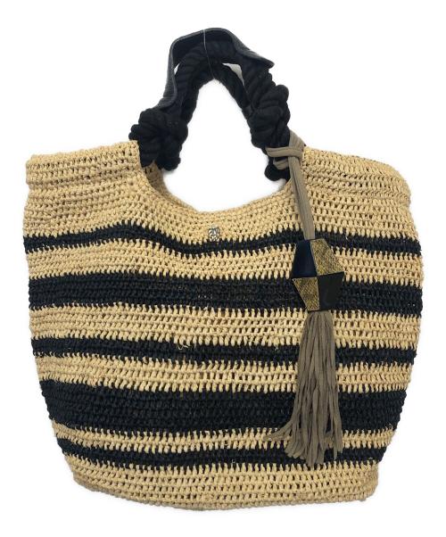 HELEN KAMINSKI（ヘレンカミンスキー）HELEN KAMINSKI (ヘレンカミンスキー) ハンドバッグ ベージュの古着・服飾アイテム