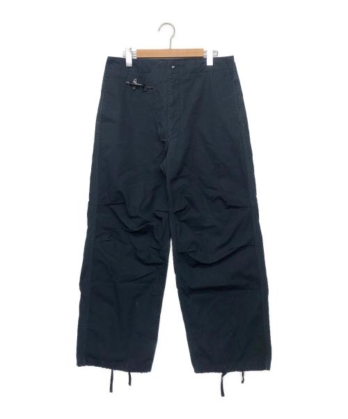 Engineered Garments（エンジニアドガーメンツ）Engineered Garments (エンジニアードガーメンツ) フロントフック ワイドパンツ ネイビー サイズ:Mの古着・服飾アイテム