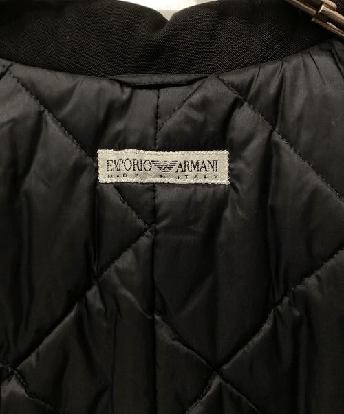 EMPORIO ARMANI（エンポリオアルマーニ）EMPORIO ARMANI (エンポリオアルマーニ) 中綿ジャケット ブラック サイズ:50の古着・服飾アイテム