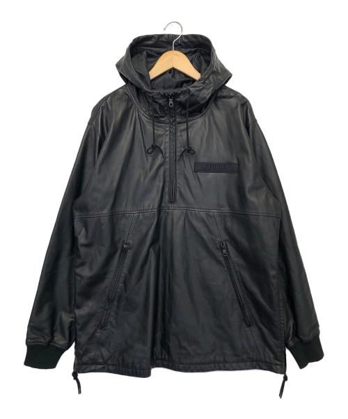 AVIREX（アヴィレックス）AVIREX (アヴィレックス) レザージャケット ブラック サイズ:XLの古着・服飾アイテム