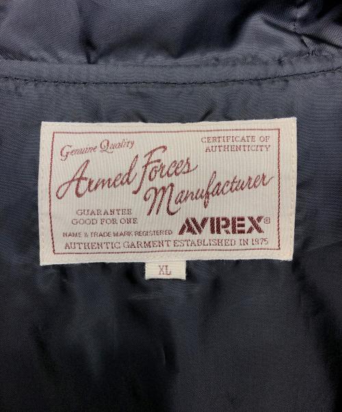 AVIREX（アヴィレックス）AVIREX (アヴィレックス) レザージャケット ブラック サイズ:XLの古着・服飾アイテム