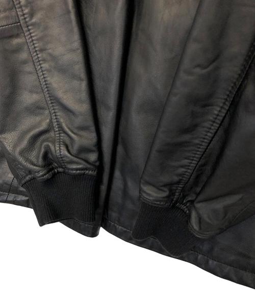 AVIREX（アヴィレックス）AVIREX (アヴィレックス) レザージャケット ブラック サイズ:XLの古着・服飾アイテム