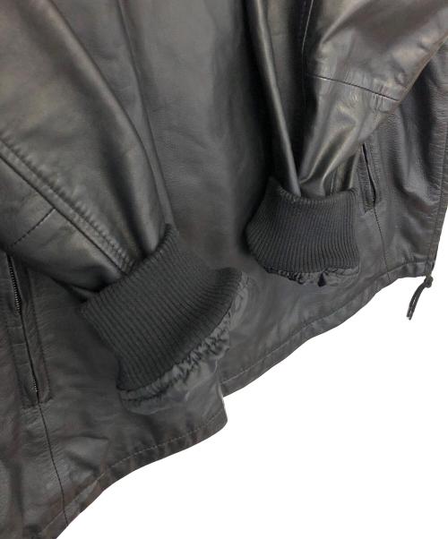 AVIREX（アヴィレックス）AVIREX (アヴィレックス) レザージャケット ブラック サイズ:XLの古着・服飾アイテム