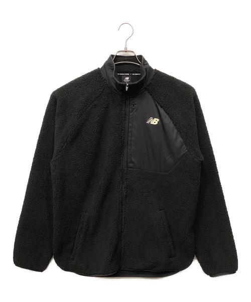 NEW BALANCE（ニューバランス）NEW BALANCE (ニューバランス) フリースジャケット ブラック サイズ:Ｌの古着・服飾アイテム