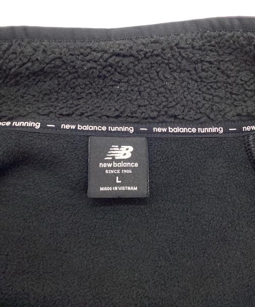 NEW BALANCE（ニューバランス）NEW BALANCE (ニューバランス) フリースジャケット ブラック サイズ:Ｌの古着・服飾アイテム