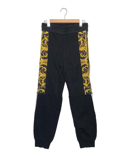 VERSACE（ヴェルサーチェ）VERSACE (ヴェルサーチェ) バロッコロゴ トラック パンツ ブラック サイズ:XSの古着・服飾アイテム