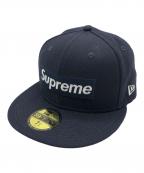 SUPREME×New Eraシュプリーム×ニューエラ）の古着「キャップ」｜ネイビー