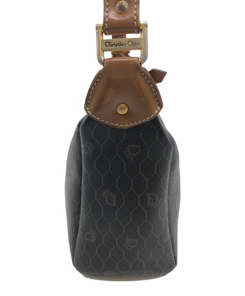 Christian Dior（クリスチャン ディオール）Christian Dior (クリスチャン ディオール) ハニカム　ショルダーバッグ オールド ブラウン×ブラックの古着・服飾アイテム