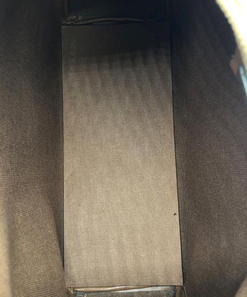 Christian Dior（クリスチャン ディオール）Christian Dior (クリスチャン ディオール) ハニカム　ショルダーバッグ オールド ブラウン×ブラックの古着・服飾アイテム