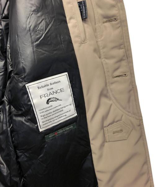 nano・universe（ナノ・ユニバース）nano・universe (ナノ・ユニバース) NISHIKAWA DAWN ステンカラーダウンコート オリーブ サイズ:Sの古着・服飾アイテム