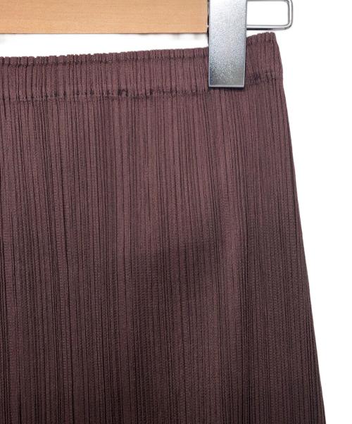 PLEATS PLEASE（プリーツプリーズ）PLEATS PLEASE (プリーツプリーズ) プリーツスカート ブラウン サイズ:2の古着・服飾アイテム