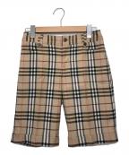 BURBERRY BLUE LABELバーバリーロンドンブルーレーベル）の古着「ハーフパンツ」｜ベージュ