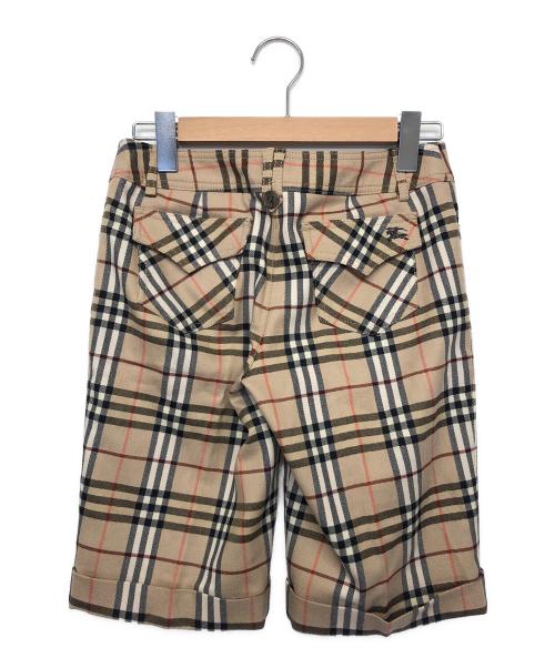 BURBERRY BLUE LABEL（バーバリーロンドンブルーレーベル）BURBERRY BLUE LABEL (バーバリーロンドンブルーレーベル) ハーフパンツ ベージュ サイズ:36の古着・服飾アイテム