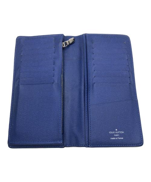 LOUIS VUITTON（ルイ ヴィトン）LOUIS VUITTON (ルイ ヴィトン) タイガ ポルトフォイユ ブラザ 長財布 ネイビーの古着・服飾アイテム