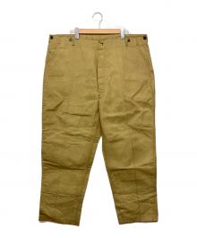 WORK WEAR（ワークウェア）の古着「BIGウエストチノパン」｜ベージュ