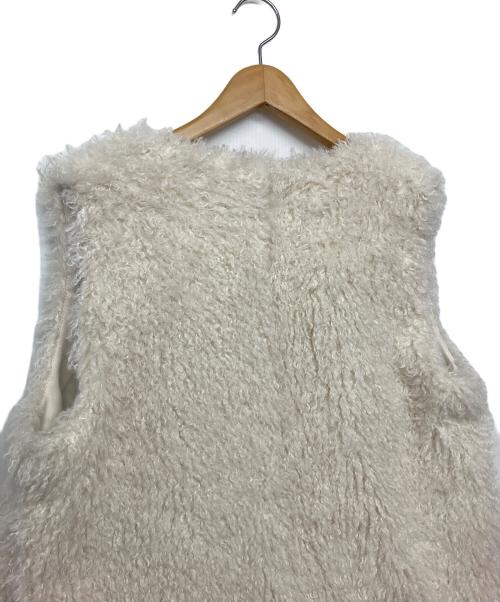 BALLSEY（ボールジィ）BALLSEY (ボールジィ) フリースジレ ホワイト サイズ:UK 36の古着・服飾アイテム