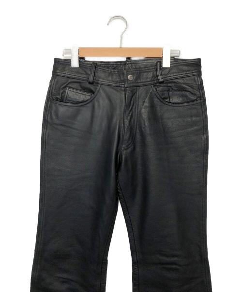 HARLEY-DAVIDSON（ハーレーダビッドソン）HARLEY-DAVIDSON (ハーレーダビッドソン) レザーパンツ ブラック サイズ:32の古着・服飾アイテム