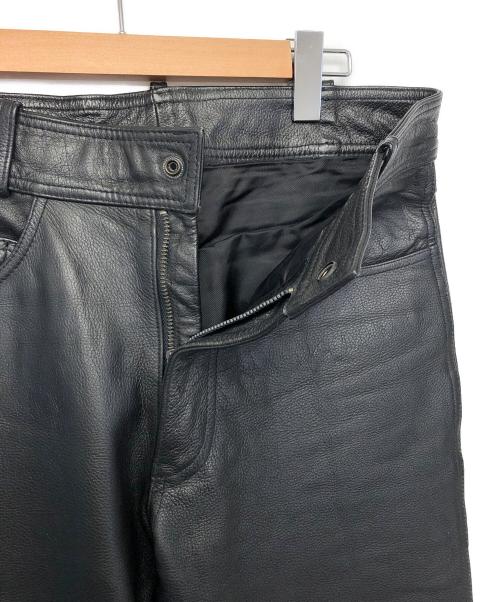 HARLEY-DAVIDSON（ハーレーダビッドソン）HARLEY-DAVIDSON (ハーレーダビッドソン) レザーパンツ ブラック サイズ:32の古着・服飾アイテム