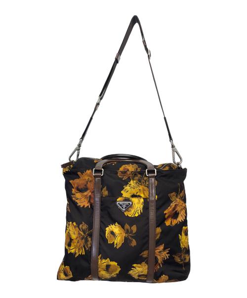 PRADA（プラダ）PRADA (プラダ) 2WAYバッグ ブラウンの古着・服飾アイテム