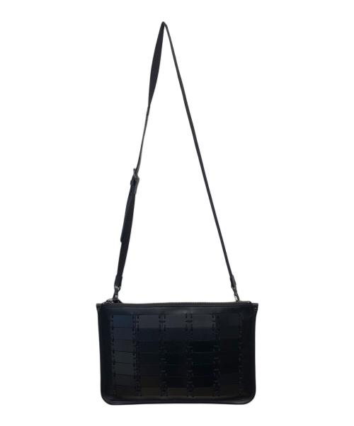 miyake（ミヤケ デザイン スタジオ）miyake (ミヤケ デザイン スタジオ) KENSHIN　甲冑ショルダーバッグ ブラックの古着・服飾アイテム