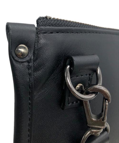 miyake（ミヤケ デザイン スタジオ）miyake (ミヤケ デザイン スタジオ) KENSHIN　甲冑ショルダーバッグ ブラックの古着・服飾アイテム