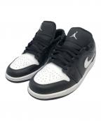 NIKEナイキ）の古着「Air Jordan 1 Low　ローカットスニーカー」｜ブラック×ホワイト