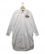 DIESELディーゼル）の古着「長袖ワンピース」｜ホワイト