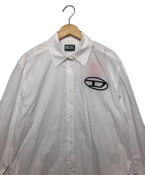 DIESEL（ディーゼル）DIESEL (ディーゼル) 長袖ワンピース ホワイト サイズ:XXS 未使用品の古着・服飾アイテム