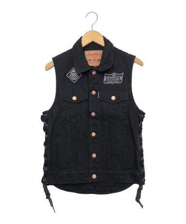 中古・古着通販】KADOYA LEATHERS (KADOYA LEATHERS) デニムベスト