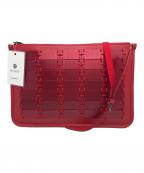 miyakeミヤケ デザイン スタジオ）の古着「KENSHIN　甲冑ショルダーバッグ」｜レッド