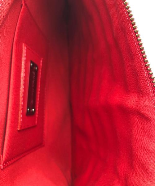 miyake（ミヤケ デザイン スタジオ）MIYAKE (ミヤケ デザイン スタジオ) KENSHIN　甲冑ショルダーバッグ レッド 未使用品の古着・服飾アイテム