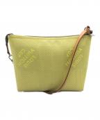 LOUIS VUITTONルイ ヴィトン）の古着「ダミエ・ジェアン　ミニポーチ」｜黄緑