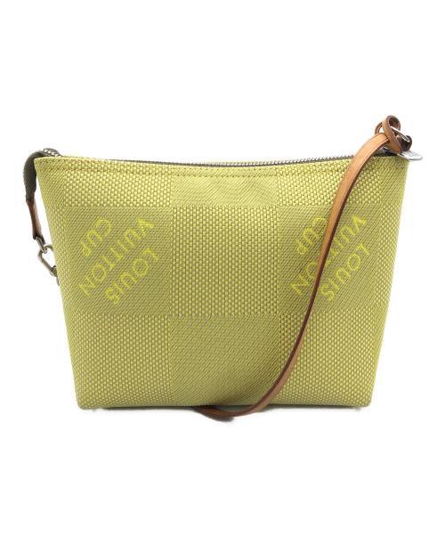 LOUIS VUITTON（ルイ ヴィトン）LOUIS VUITTON (ルイ ヴィトン) ダミエ・ジェアン　ミニポーチ 黄緑の古着・服飾アイテム