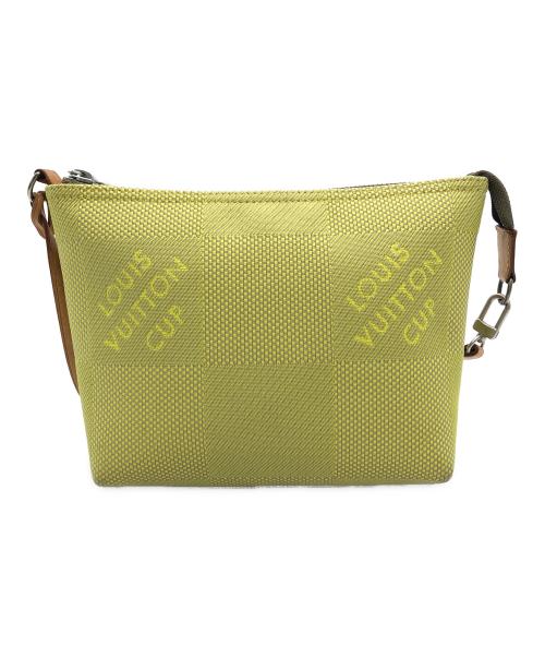 LOUIS VUITTON（ルイ ヴィトン）LOUIS VUITTON (ルイ ヴィトン) ダミエ・ジェアン　ミニポーチ 黄緑の古着・服飾アイテム