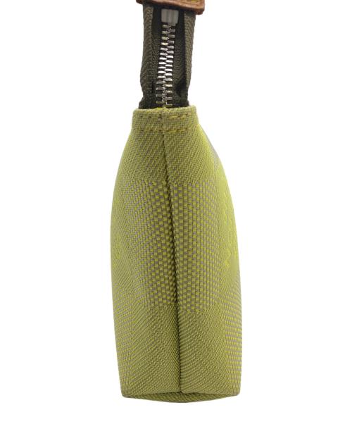 LOUIS VUITTON（ルイ ヴィトン）LOUIS VUITTON (ルイ ヴィトン) ダミエ・ジェアン　ミニポーチ 黄緑の古着・服飾アイテム