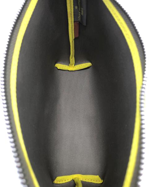 LOUIS VUITTON（ルイ ヴィトン）LOUIS VUITTON (ルイ ヴィトン) ダミエ・ジェアン　ミニポーチ 黄緑の古着・服飾アイテム