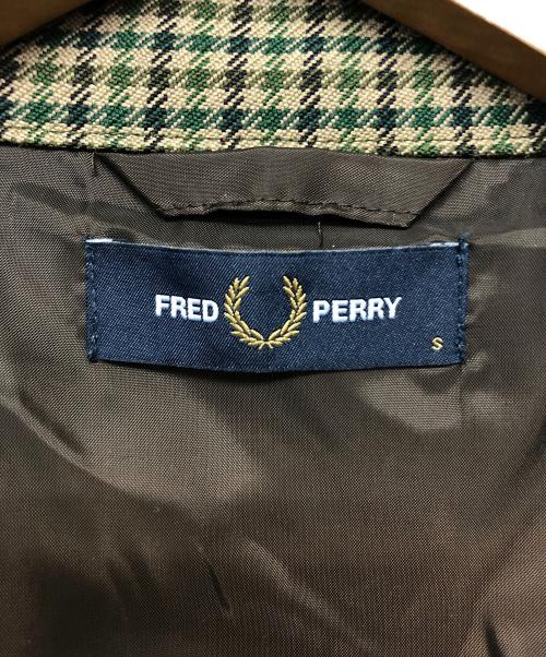 FRED PERRY（フレッドペリー）FRED PERRY (フレッドペリー) ハリントンジャケット ブラウン サイズ:Sの古着・服飾アイテム