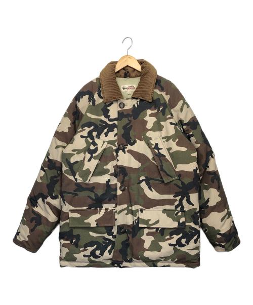 stussy（ステューシー）stussy (ステューシー) ダウンジャケット グリーン サイズ:Mの古着・服飾アイテム