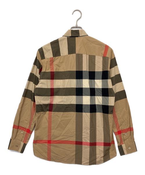 BURBERRY LONDON（バーバリーロンドン）BURBERRY LONDON (バーバリーロンドン) 長袖シャツ ブラウン サイズ:Mの古着・服飾アイテム