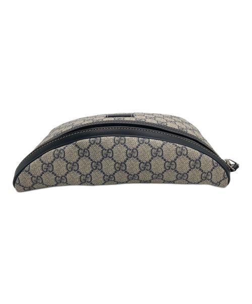 GUCCI（グッチ）GUCCI (グッチ) GGスプリーム　ウエストバッグ ベージュ×ネイビーの古着・服飾アイテム