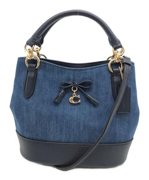 COACH（コーチ）COACH (コーチ) マイクロアリー ハンドバッグ インディゴの古着・服飾アイテム