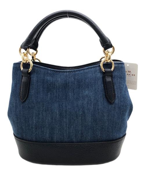 COACH（コーチ）COACH (コーチ) マイクロアリー ハンドバッグ インディゴの古着・服飾アイテム